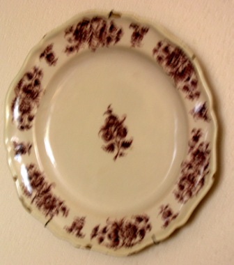 Assiette en fa�ence de Marseille, XVIIIe